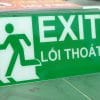 bảng exit thoát hiểm mica