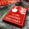 Bảng Mica vị trí chuông báo cháy Fire Alarm