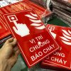 Bảng Mica vị trí chuông báo cháy Fire Alarm