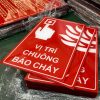 Bảng Mica vị trí chuông báo cháy Fire Alarm