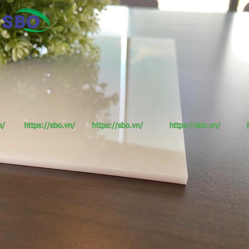 Tấm mica trắng sữa 18mm nhựa acrylic Đài Loan