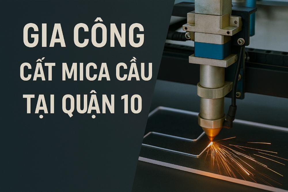 Gia công cắt mica theo yêu cầu tại Quận 10