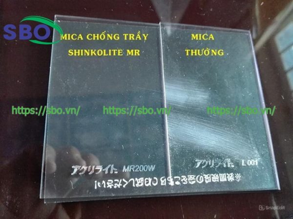 Tấm mica chống trầy