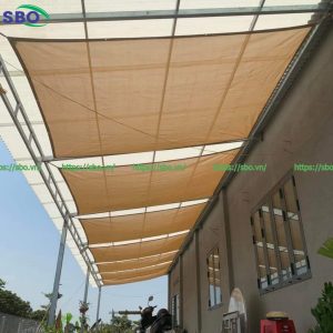 Lưới che nắng quán cafe