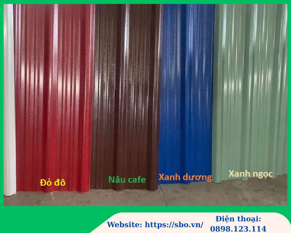 tôn nhựa lợp mái ngoài trời