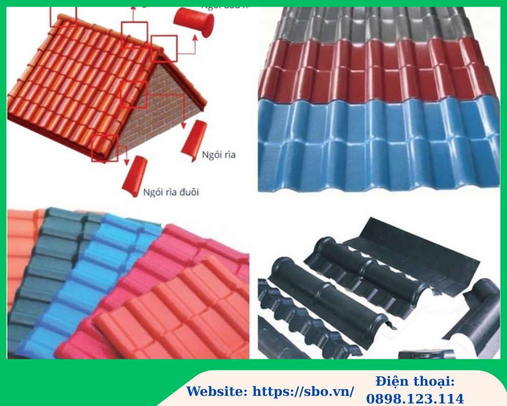 tôn nhựa lợp mái ngoài trời