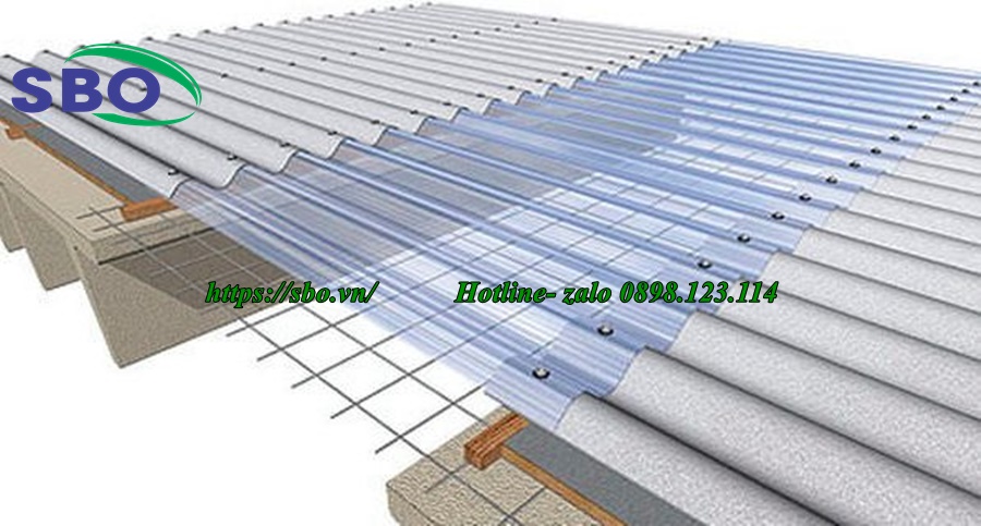 tấm lợp lấy sáng composite