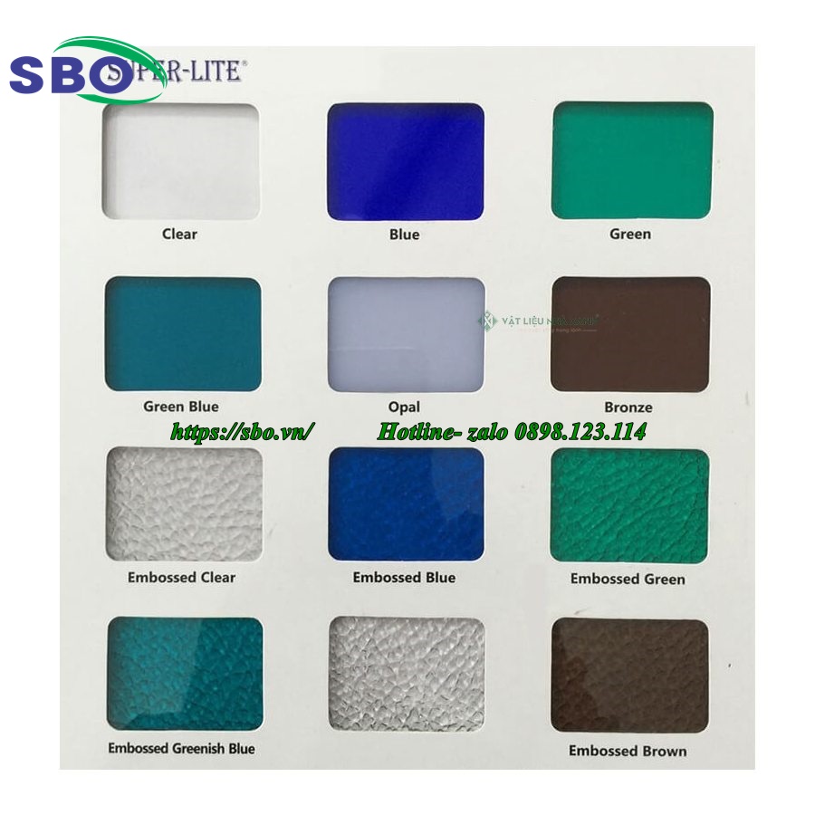 tấm lợp lấy sáng đặc