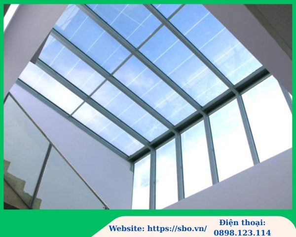Tấm lợp lấy sáng che giếng trời