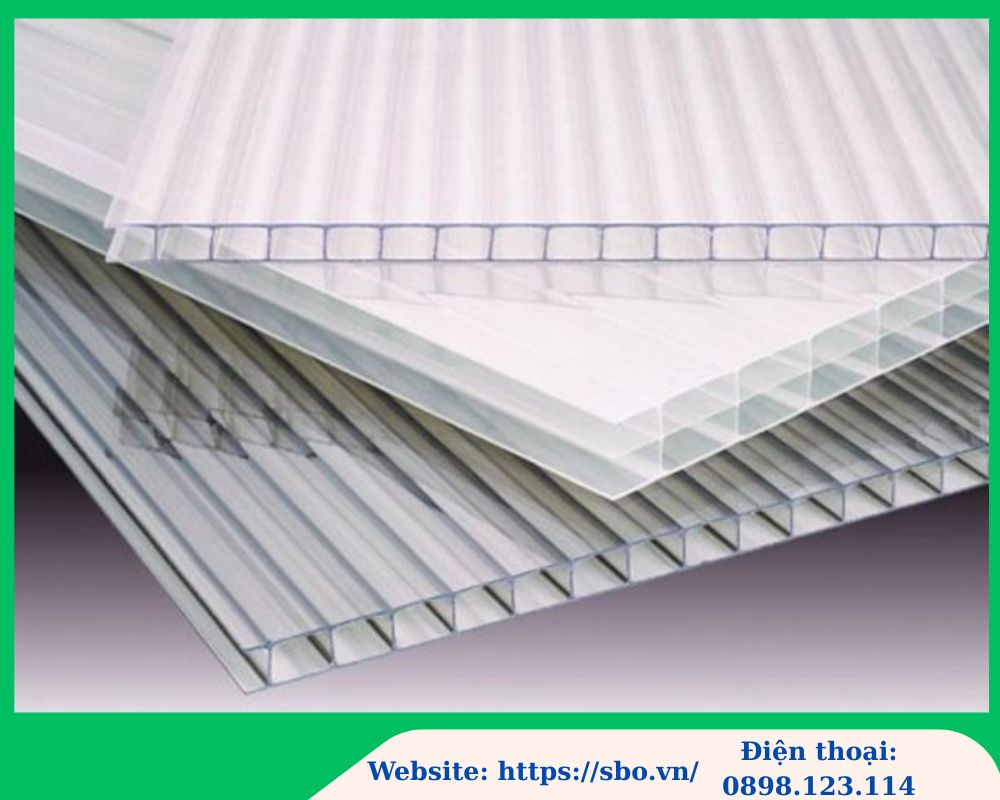 Tấm lợp lấy sáng rỗng ruột