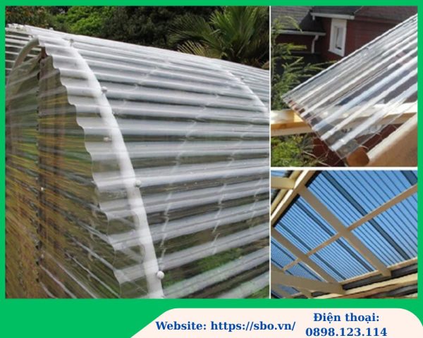 Tấm lợp lấy sáng trồng rau