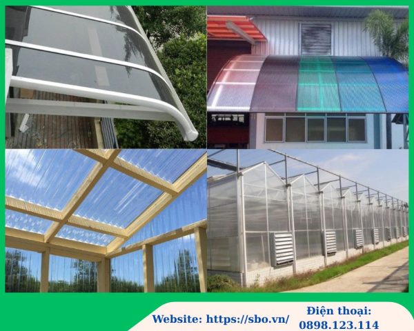 Tấm lợp lấy sáng trồng rau