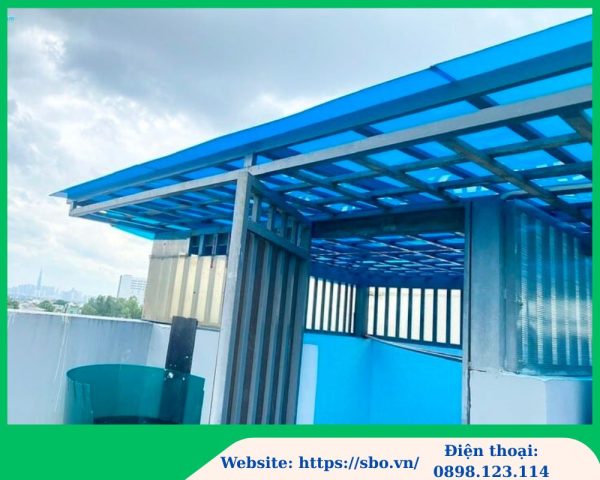 Tấm nhựa lợp mái che mái hiên
