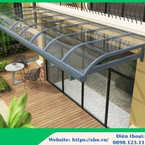 Tấm nhựa lợp mái che mái hiên