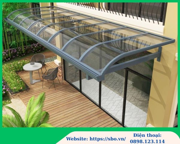 Tấm nhựa lợp mái che mái hiên