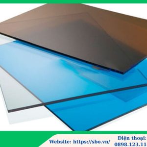 Tấm polycarbonate đặc ruột 2mm; tấm poly đặc 2ly (mm)