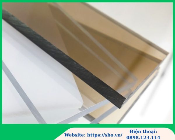 tấm polycarbonate đặc ruột 10mm; tấm poly đặc 10mm
