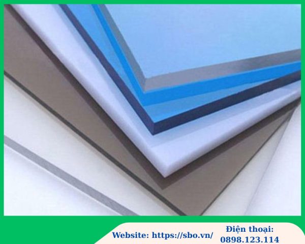 tấm polycarbonate đặc ruột 8mm; tấm poly đặc 8mm