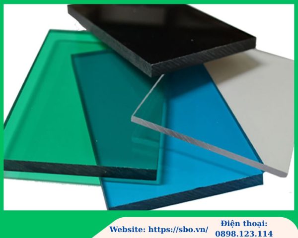 tấm polycarbonate đặc ruột 8mm; tấm poly đặc 8mm