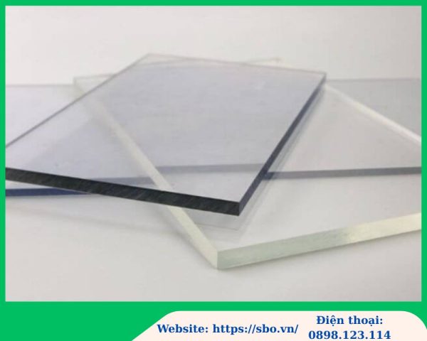 tấm polycarbonate đặc ruột 8mm; tấm poly đặc 8mm