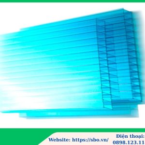 Tấm polycarbonate rỗng 10mm; tấm poly rỗng 10mm