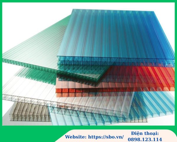 Tấm polycarbonate rỗng 10mm; tấm poly rỗng 10mm