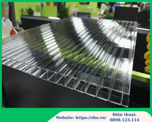 Tấm polycarbonate rỗng 10mm; tấm poly rỗng 10mm