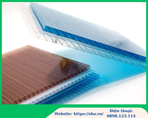 Tấm polycarbonate rỗng 10mm; tấm poly rỗng 10mm