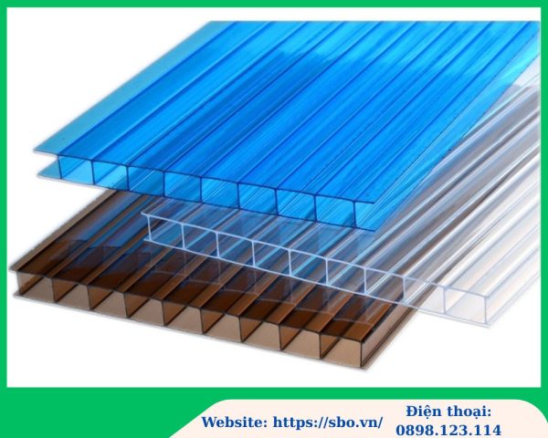 Tấm Polycarbonate rỗng 4.5mm Solmart