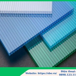 Tấm Polycarbonate rỗng 4mm Solmart