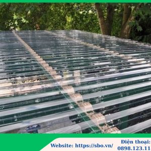 Tôn Nhựa Lấy Sáng 11 Sóng 1.1mm Solmart