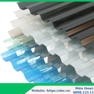 Tôn Nhựa Lấy Sáng 11 Sóng 8 Zem Solmart